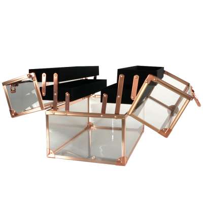 acrylic makeup strong organizer clear box cosmetic cases makeup cosmetic jewelry display storage acrylic box case