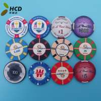 China factory poker chip direct ceramic poker chip can be customized ceramic size 39MM with your logo